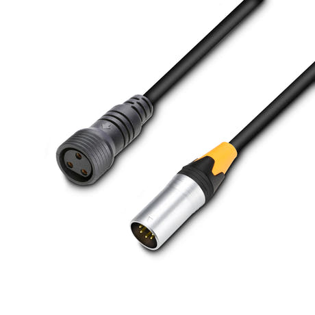 Cameo DMX 5 AD IN IP65 - DMX-Adapter IN für LED IP-Par, 5-polig, 1,0 m