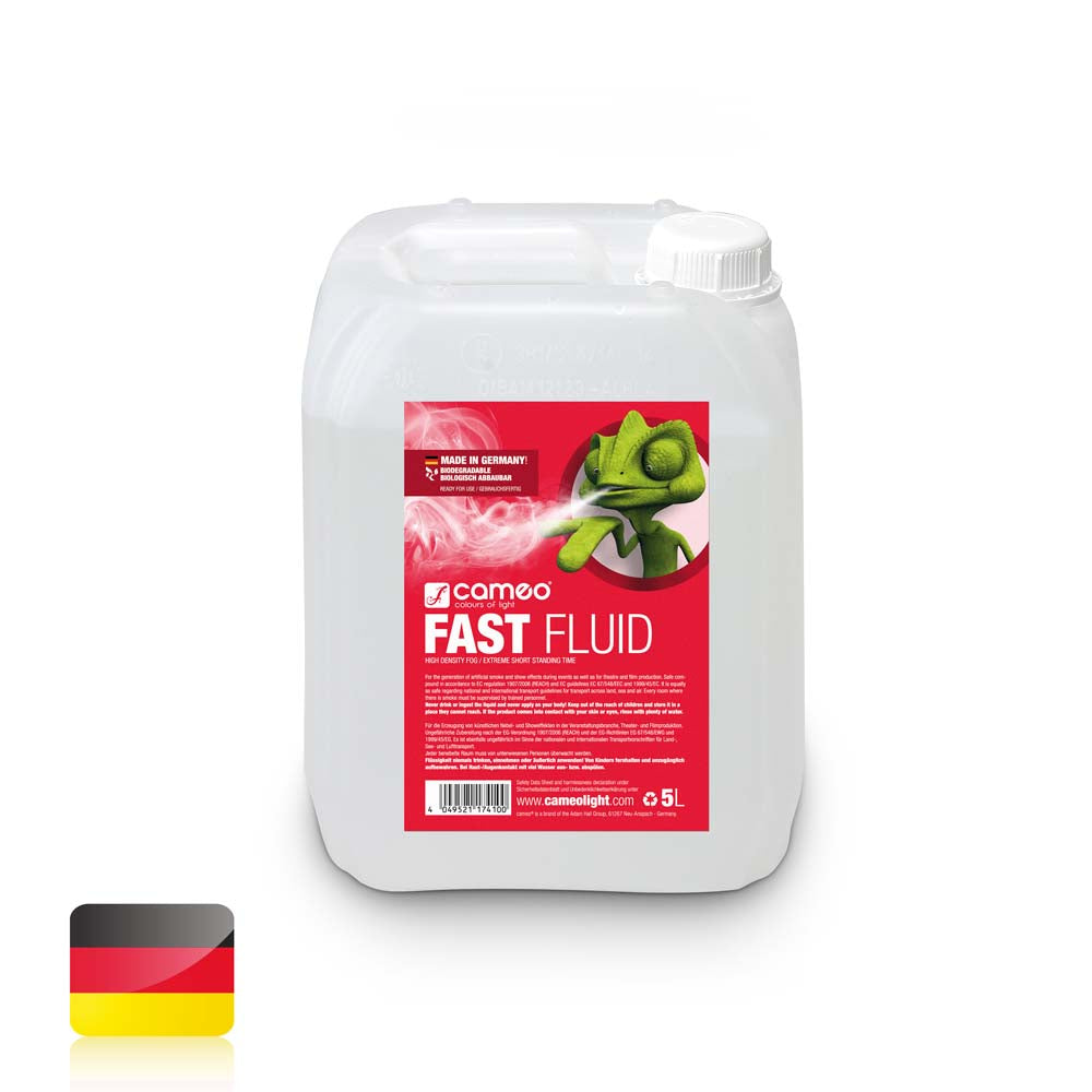 Cameo FAST FLUID 5 L - Nebelflüssigkeit mit sehr hoher Dichte und sehr kurzer Standzeit 5 L