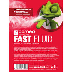 Cameo FAST FLUID 5 L - Nebelflüssigkeit mit sehr hoher Dichte und sehr kurzer Standzeit 5 L