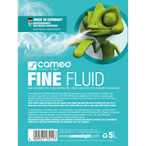 Cameo FINE FLUID 5 L - Haze-Effekt Nebelflüssigkeit mit sehr niedriger Dichte und sehr langer Standzeit 5 L