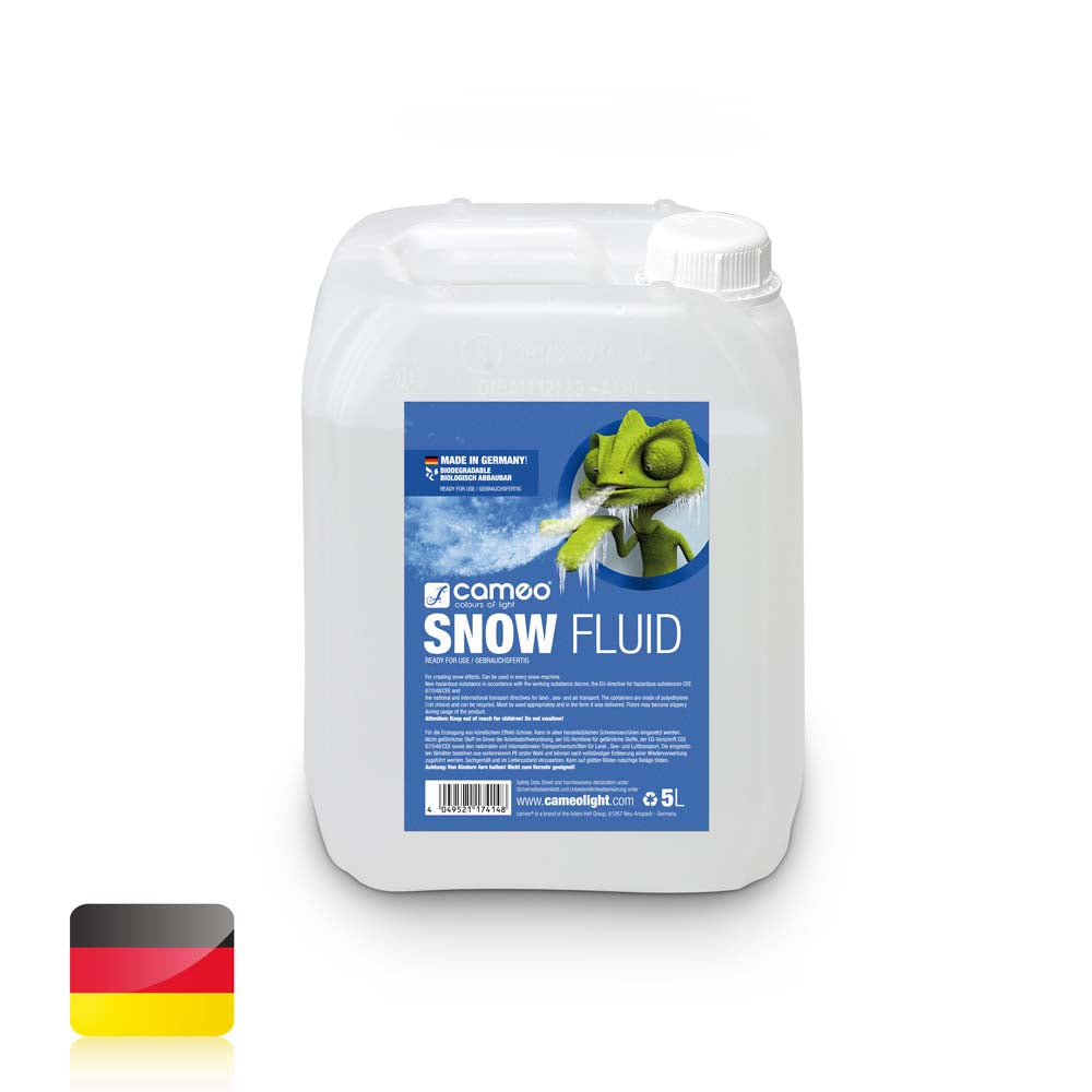 Cameo SNOW FLUID 5 L - Spezialflüssigkeit für Schneemaschinen zur Schaumproduktion 5 L