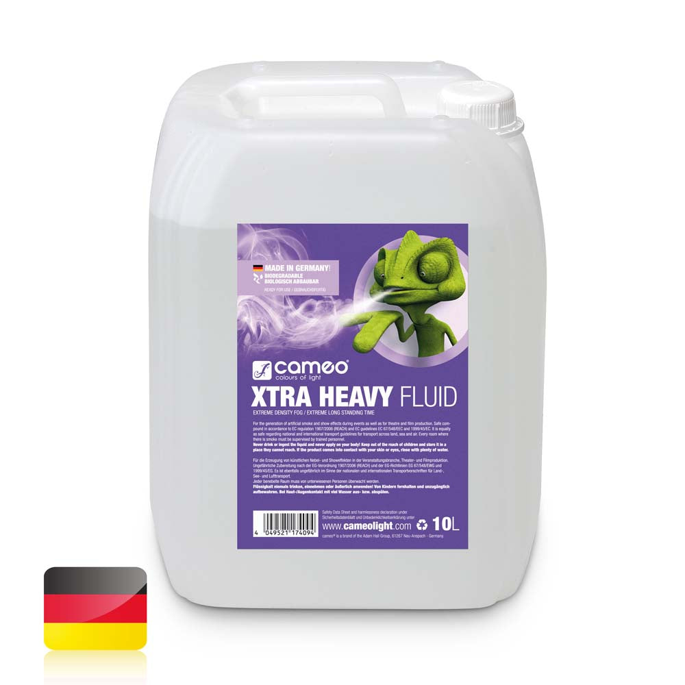 Cameo XTRA HEAVY FLUID 10 L - Nebelflüssigkeit mit sehr hoher Dichte und extrem langer Standzeit 10 L