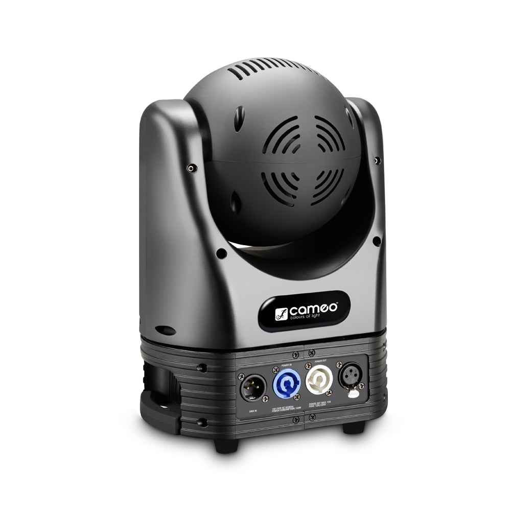 Cameo MOVO BEAM Z100 - Beam-moving head mit unbegrenzter Rotation, LED-Ring und Zoom