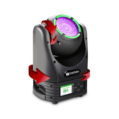 Cameo MOVO BEAM Z100 - Beam-moving head mit unbegrenzter Rotation, LED-Ring und Zoom