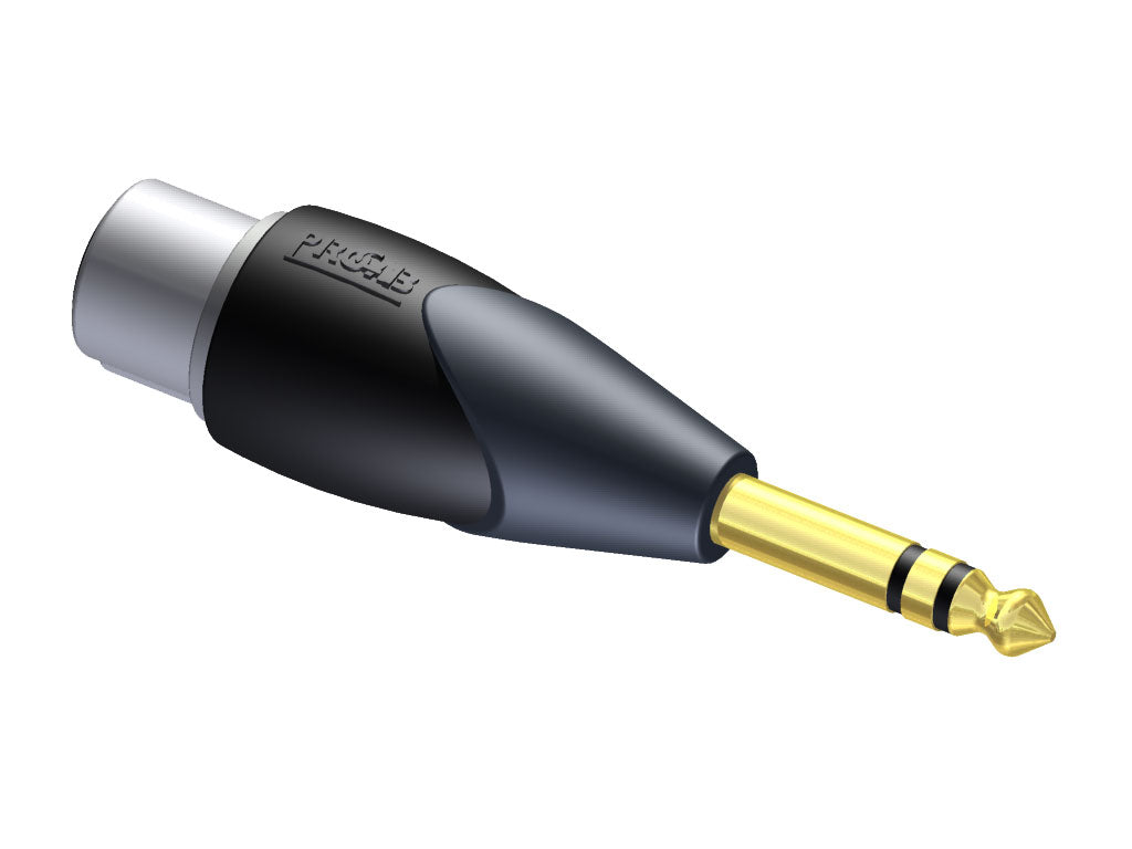 ProCab Adapter XLR-Buchse > Stereo-Klinkenstecker