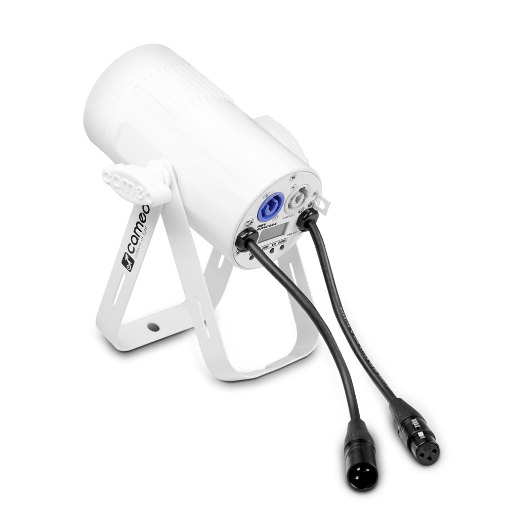 Cameo Q-SPOT 15 RGBW WH - Kompaktes spotlicht mit 15W RGBW LED in weißem Gehäuse