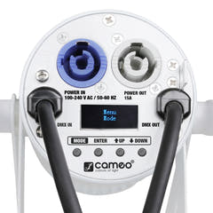 Cameo Q-SPOT 15 RGBW WH - Kompaktes spotlicht mit 15W RGBW LED in weißem Gehäuse