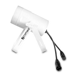 Cameo Q-SPOT 15 RGBW WH - Kompaktes spotlicht mit 15W RGBW LED in weißem Gehäuse
