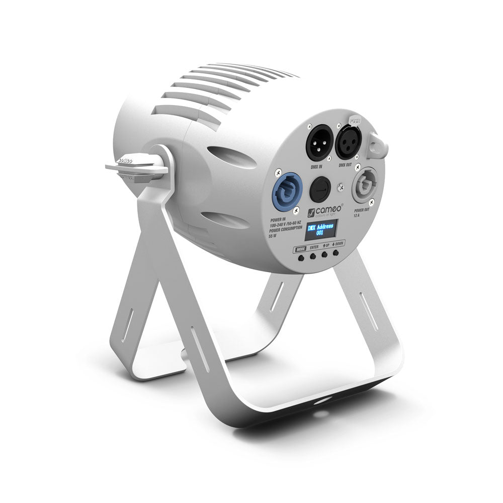 Cameo Q-SPOT 40 RGBW WH - Kompaktes spotlicht mit 40W RGBW LED in weißem Gehäuse