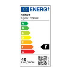 Cameo Q-SPOT 40 WW WH - Kompakter spot mit 40 W WW LED in weißer Ausführung