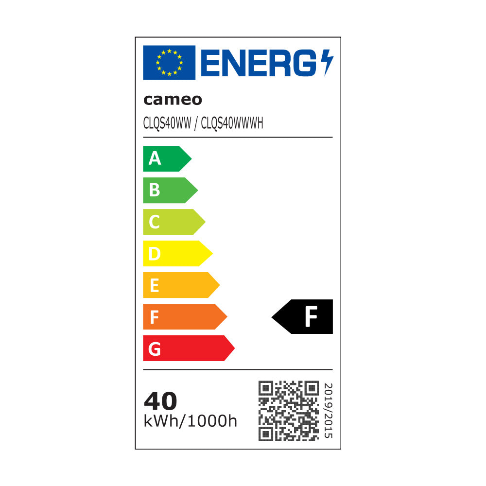 Cameo Q-SPOT 40 WW - Kompakter spot mit 40 W WW-LED in schwarzer Ausführung
