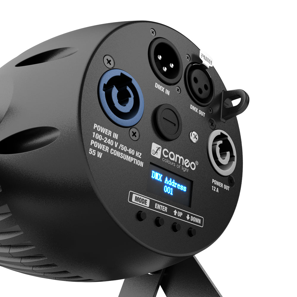 Cameo Q-SPOT 40 WW - Kompakter spot mit 40 W WW-LED in schwarzer Ausführung