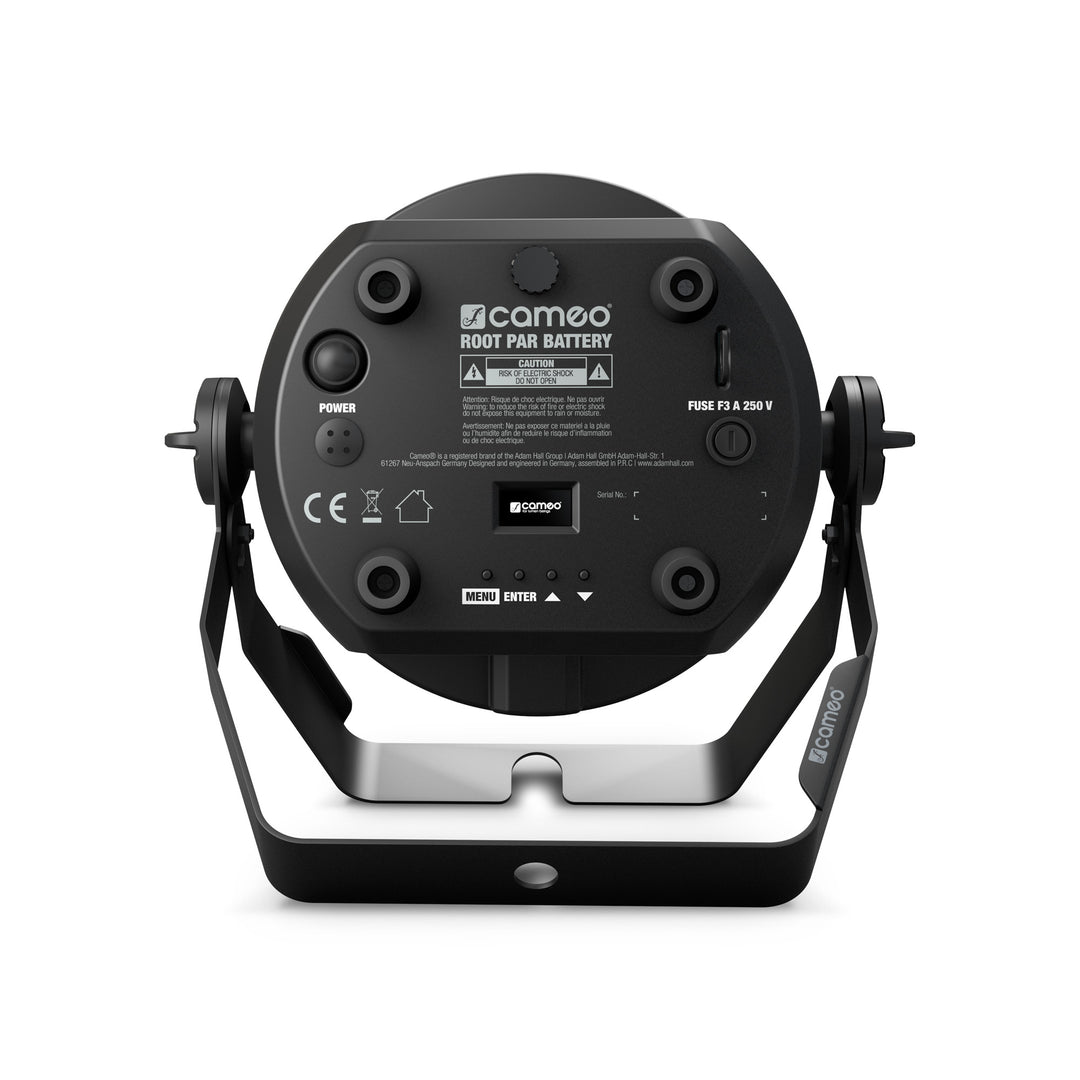 Cameo ROOT® PAR BATTERY - 5 × 4 W batteriebetriebener RGBW LED PAR-spotlight