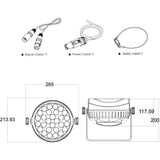AFX RGBW LED-Paar mit Zoom (28x10W)