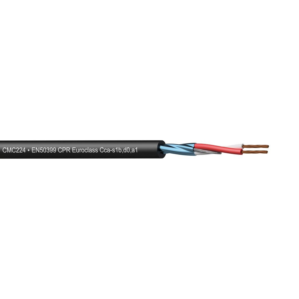 ProCab Flamoflex mikrofon kabel EN50399 2 x 0.22mm²  300 m