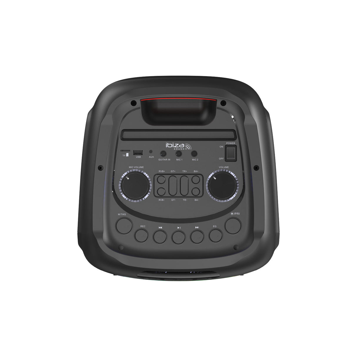 IBIZA Party-Lautsprecher mit Licht und Bluetooth