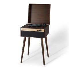 Crosley Jasper Retro Plattenspieler, Walnuss