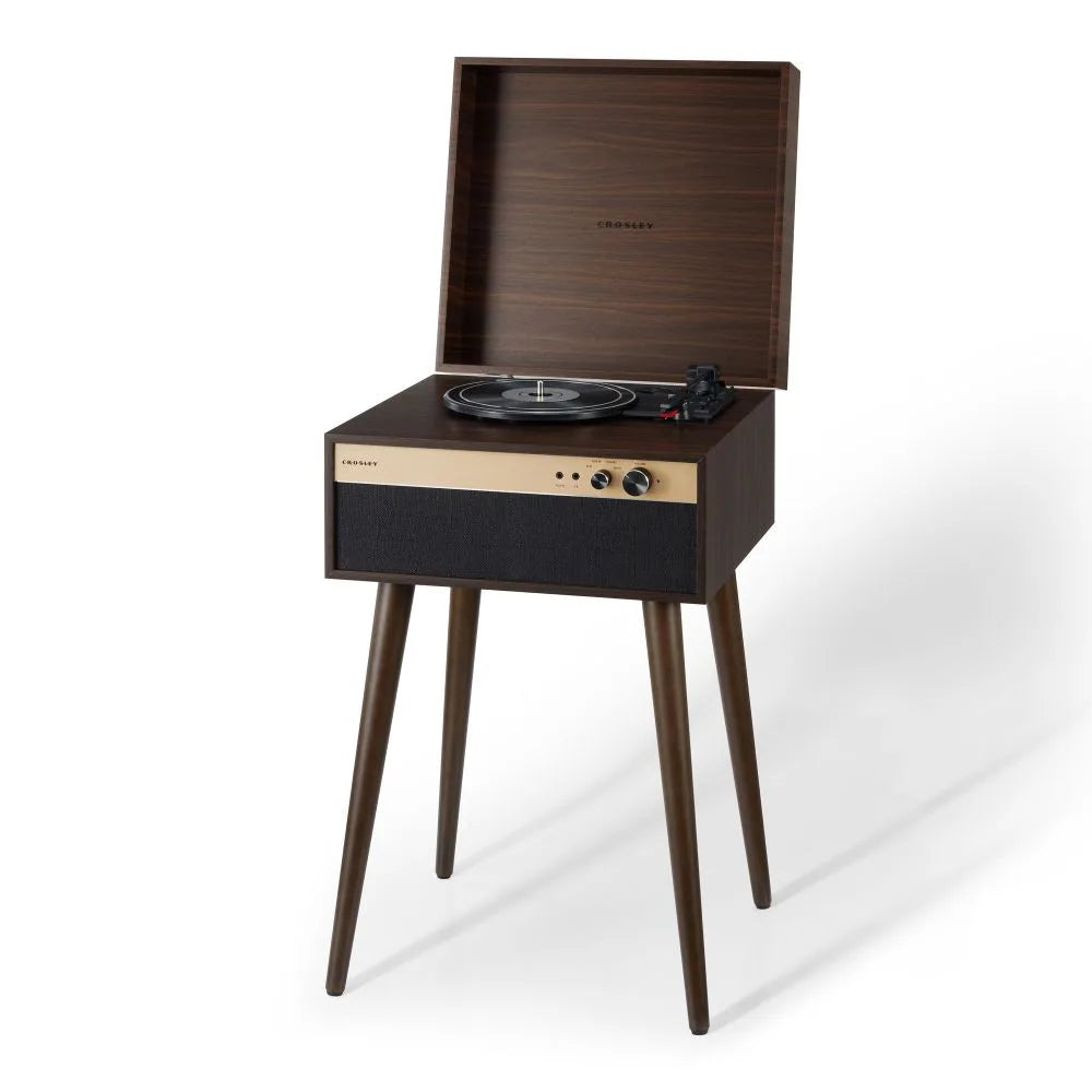 Crosley Jasper Retro Plattenspieler, Walnuss