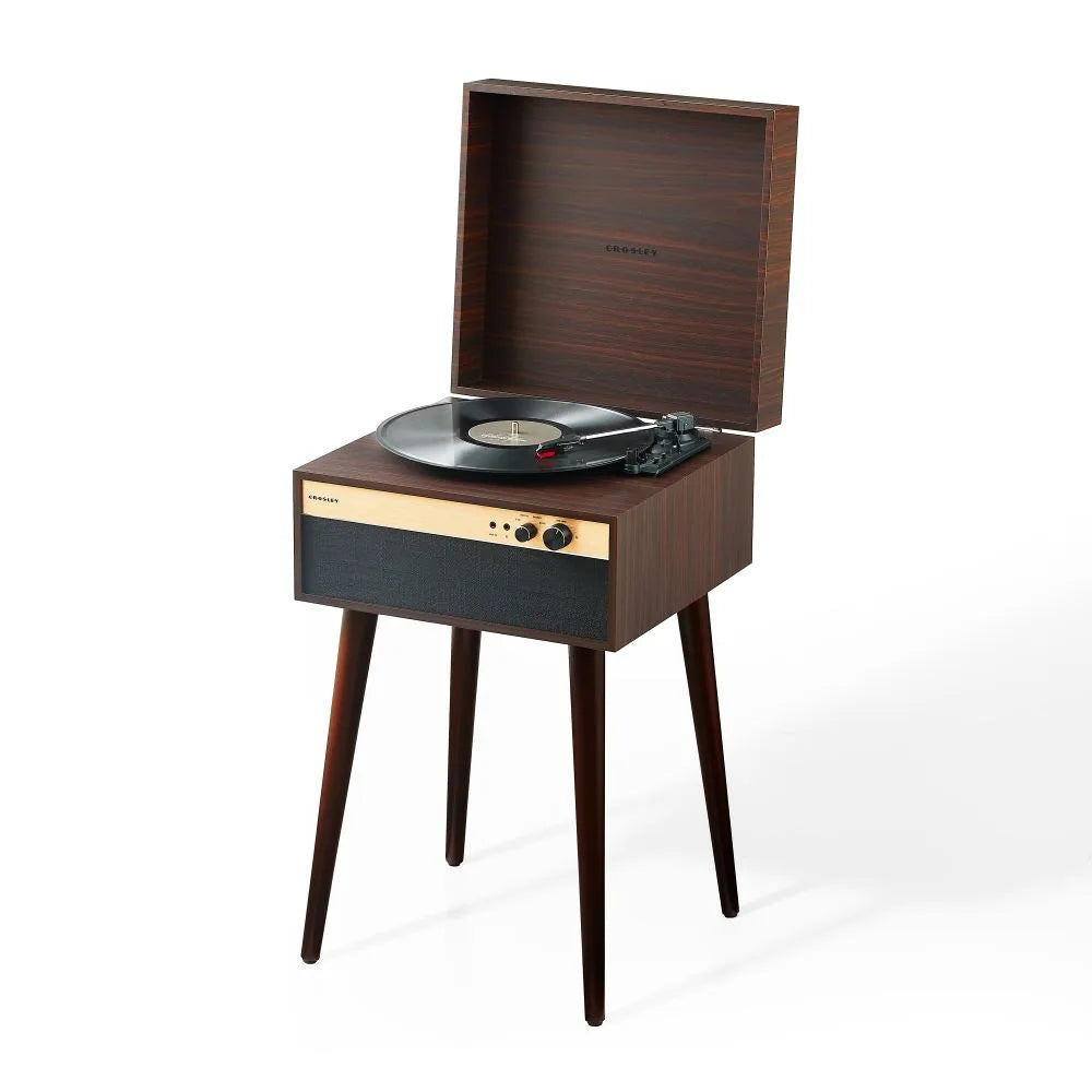 Crosley Jasper Retro Plattenspieler, Walnuss