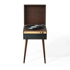 Crosley Jasper Retro Plattenspieler, Walnuss