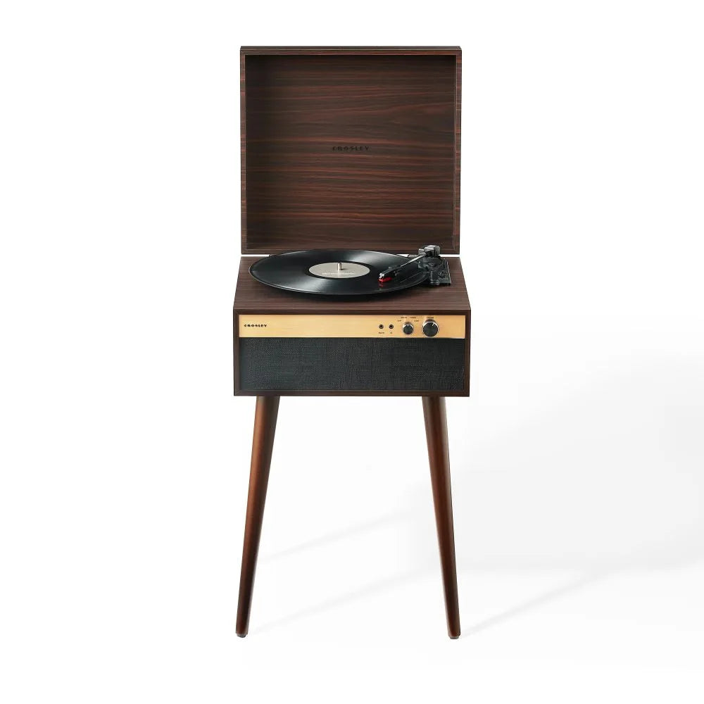 Crosley Jasper Retro Plattenspieler, Walnuss