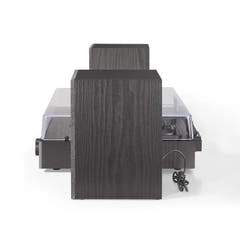 Crosley Zane Plattenspieler mit Lautsprechern, Schwarz
