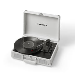 Crosley Cruiser Plus Plattenspieler Zweiwege-Bluetooth (White Sand)