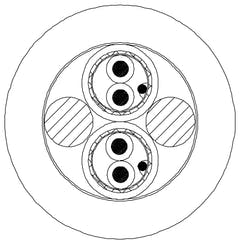 ProCab 2-Paar-Mikrofonkabel EN50399, symmetrisch, 100 Meter