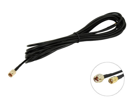 DAB-Antennenkabel - SMB Buchse zu SMB Stecker (5m)