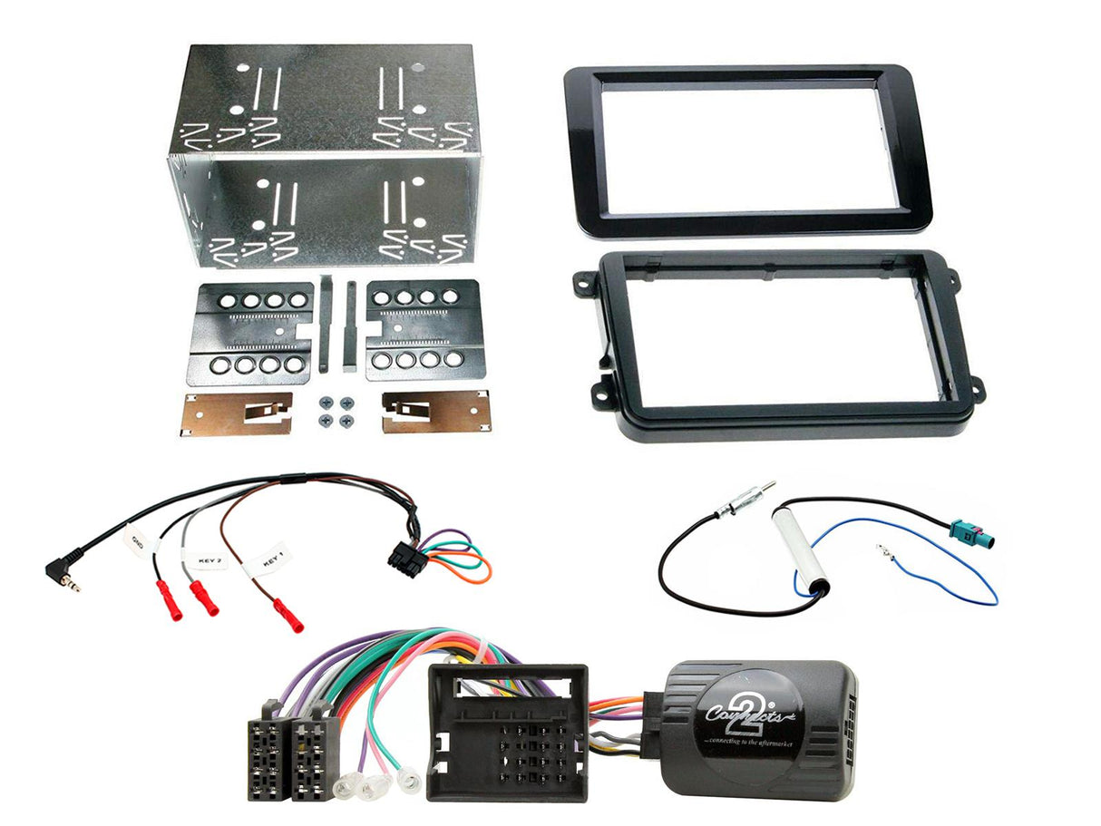 2-DIN kit for Skoda Fabia 07-14