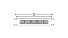 Caymon 1 Einheit 9,5" und 10,5" Stahl-Ventilationsplatte