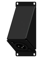 Caymon CASY124 1 plads, vinklet plade 1 x XLR han 3-pin