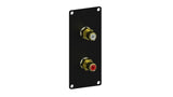 Caymon CASY131 1 plads, plade 2 x RCA gennemføring