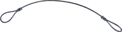 Caymon sikkerhedswire stål 4 mm 25 cm
