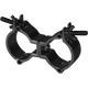 Doppelt Swivel Clamp 50mm 100kg Schwarz