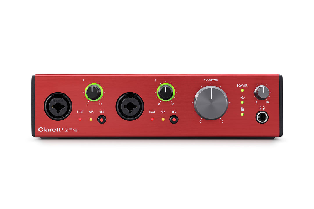 Focusrite Clarett+ 2Pre USB Audiointerfaces