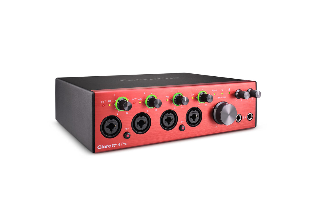Focusrite Clarett+ 4Pre USB Audiointerfaces
