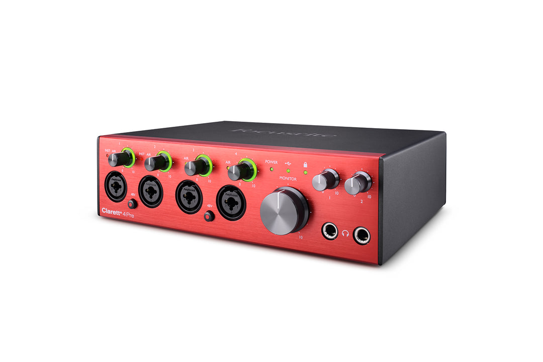 Focusrite Clarett+ 4Pre USB Audiointerfaces