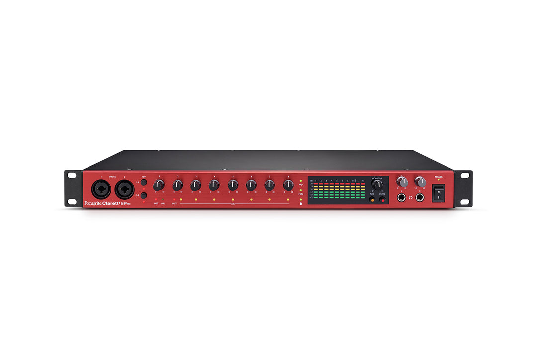 Focusrite Clarett+ 8Pre USB Audiointerfaces