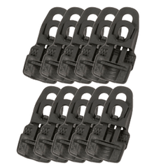 Molton Clips Midi (10 pcs.) - black