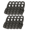 Molton Clips Midi (10 pcs.) - black
