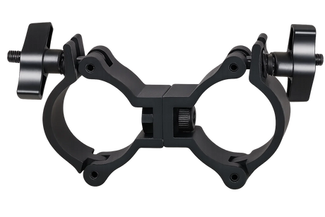 Marconi Doppel Swivel Clamp (Schwarz, 50mm, 75kg)