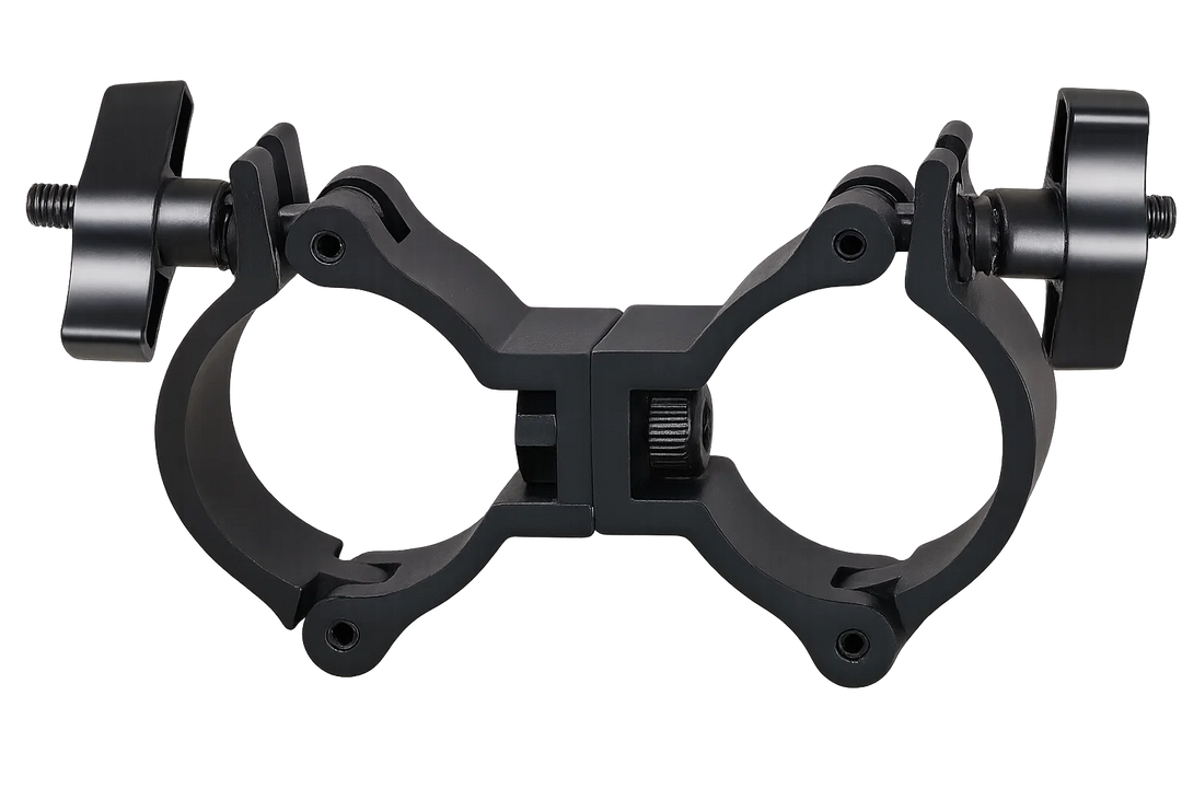 Marconi Doppel Swivel Clamp (Schwarz, 50mm, 75kg)