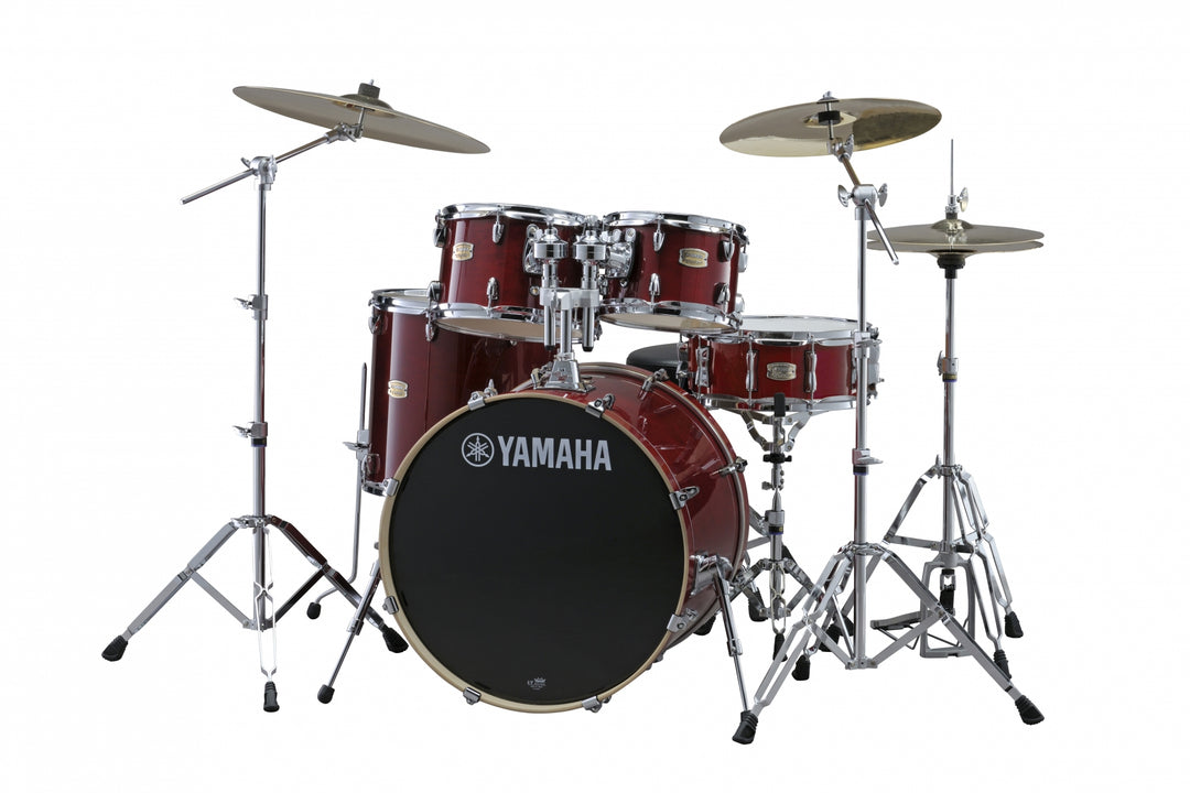 Yamaha Stage Custom Birch Standard Drumset (Cranberry Red)