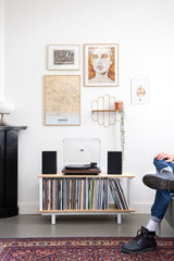 Crosley C62 Turntable with Speakers (Walnut)