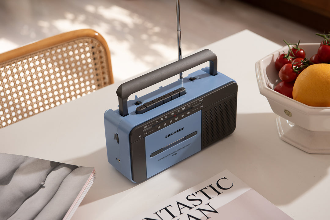 Crosley - Kassettenabspieler (Blau)