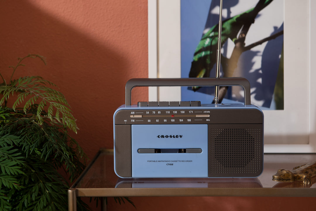 Crosley - Kassettenabspieler (Blau)