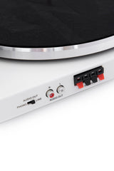 Crosley T150 Turntable with Speakers (White)