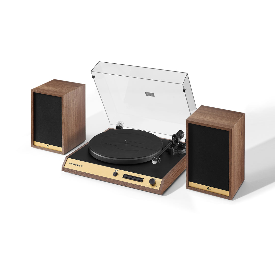 Crosley C72 Plattenspieler m. Lautsprechern (Walnuss)