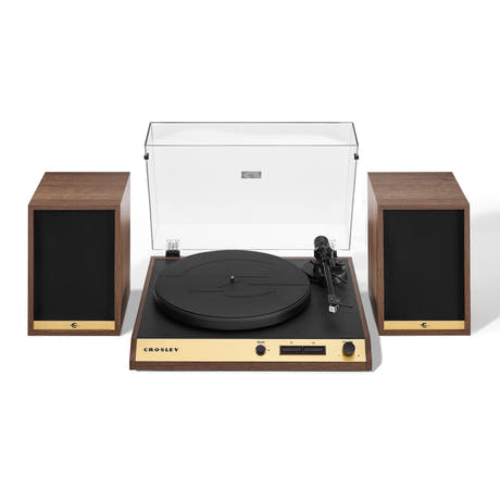 Crosley C72 Plattenspieler m. Lautsprechern (Walnuss)